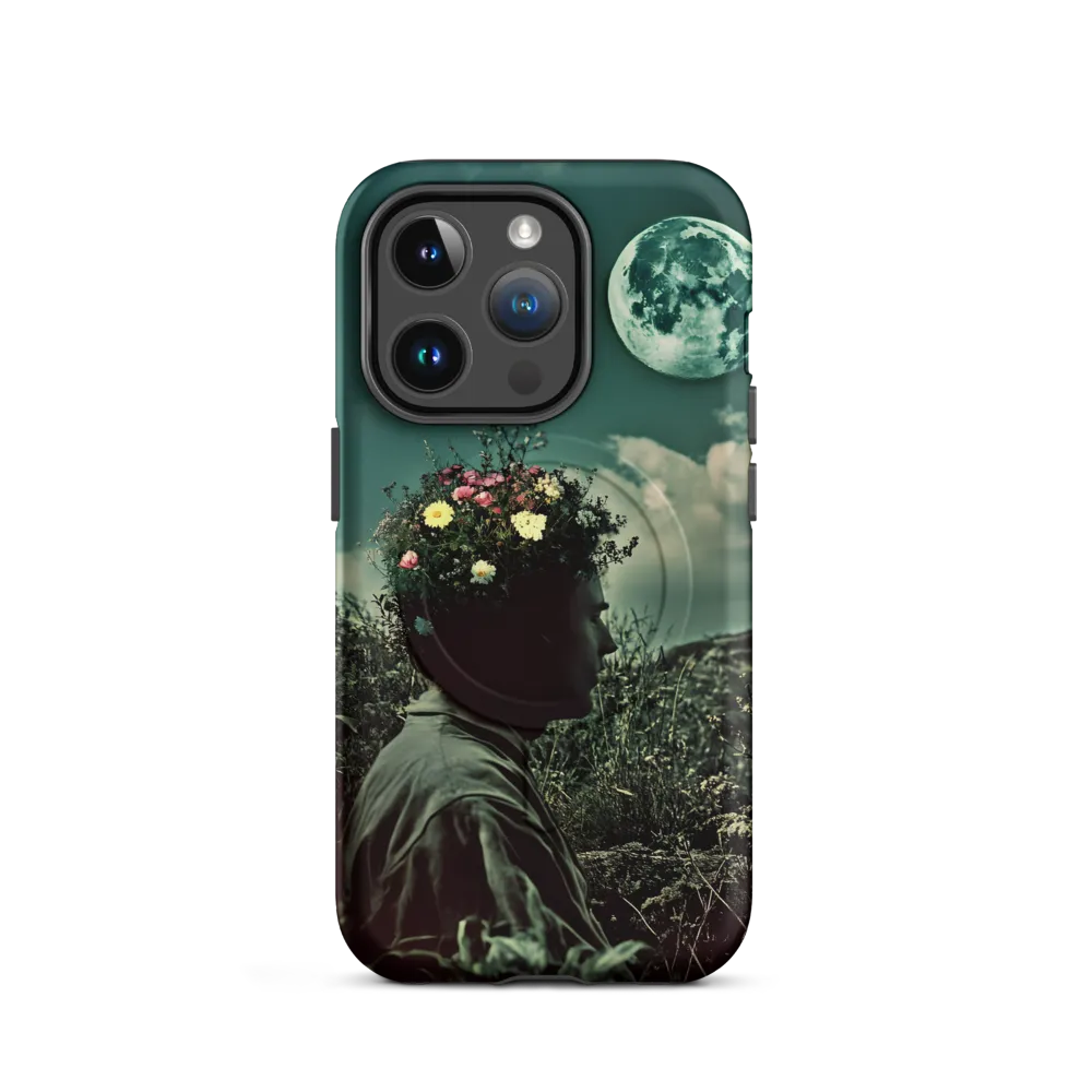 Moonlit Blossom | Phone Case |  14 Pro | MagSafe® Tough Case | Matte