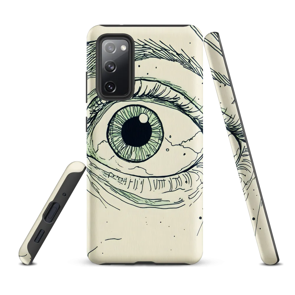 Observant Gaze | Phone Case |  S20 FE | Tough Case | Matte