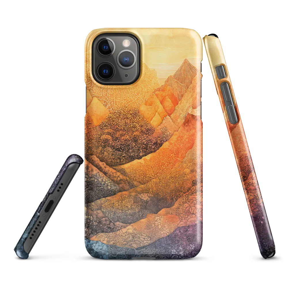 Serene Peaks of Color