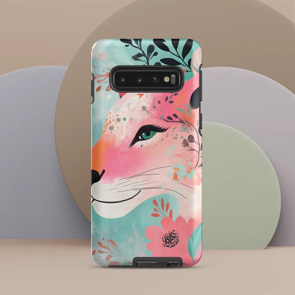 Whimsical Majesty: A Floral Lion