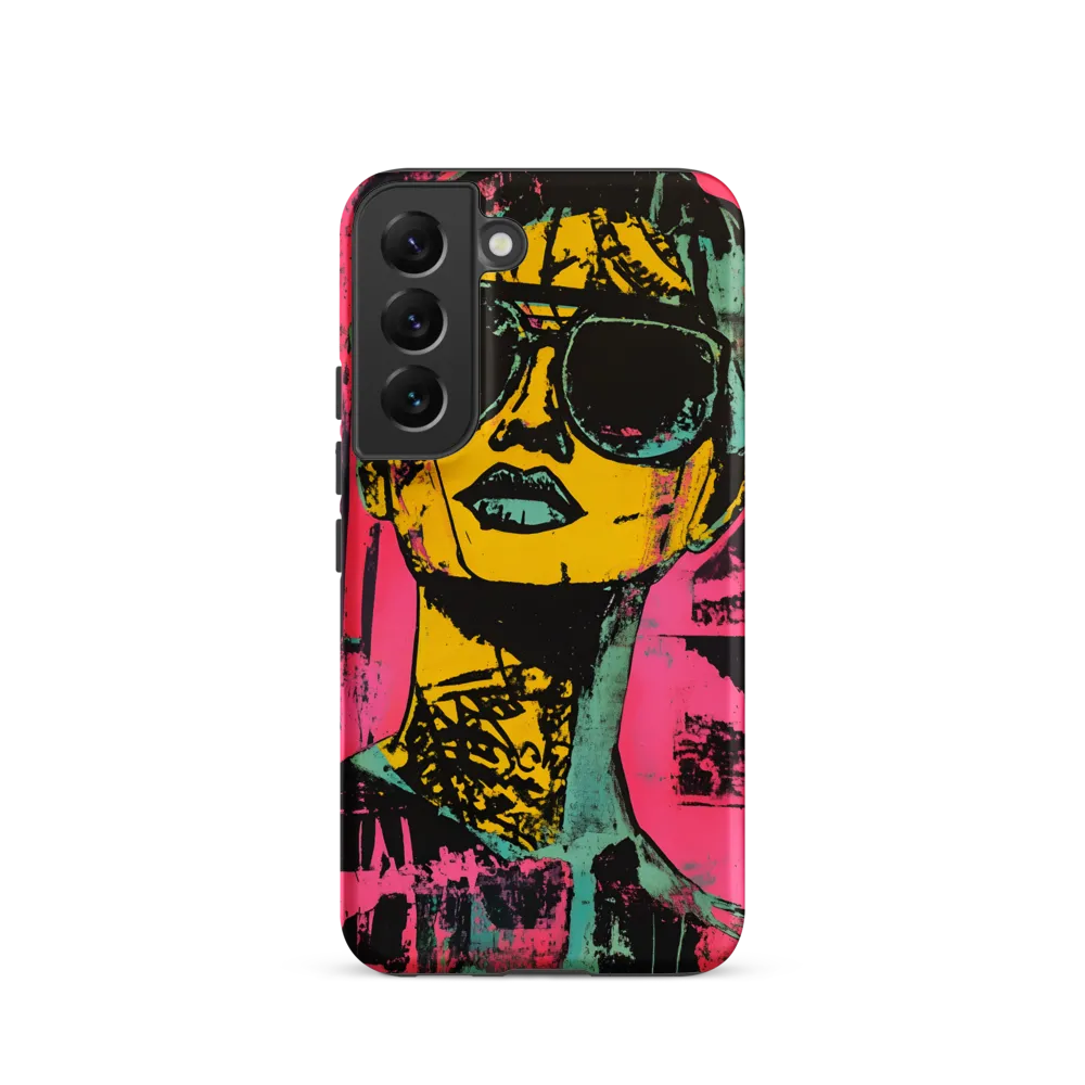 Confident Portrait in Neon Colors