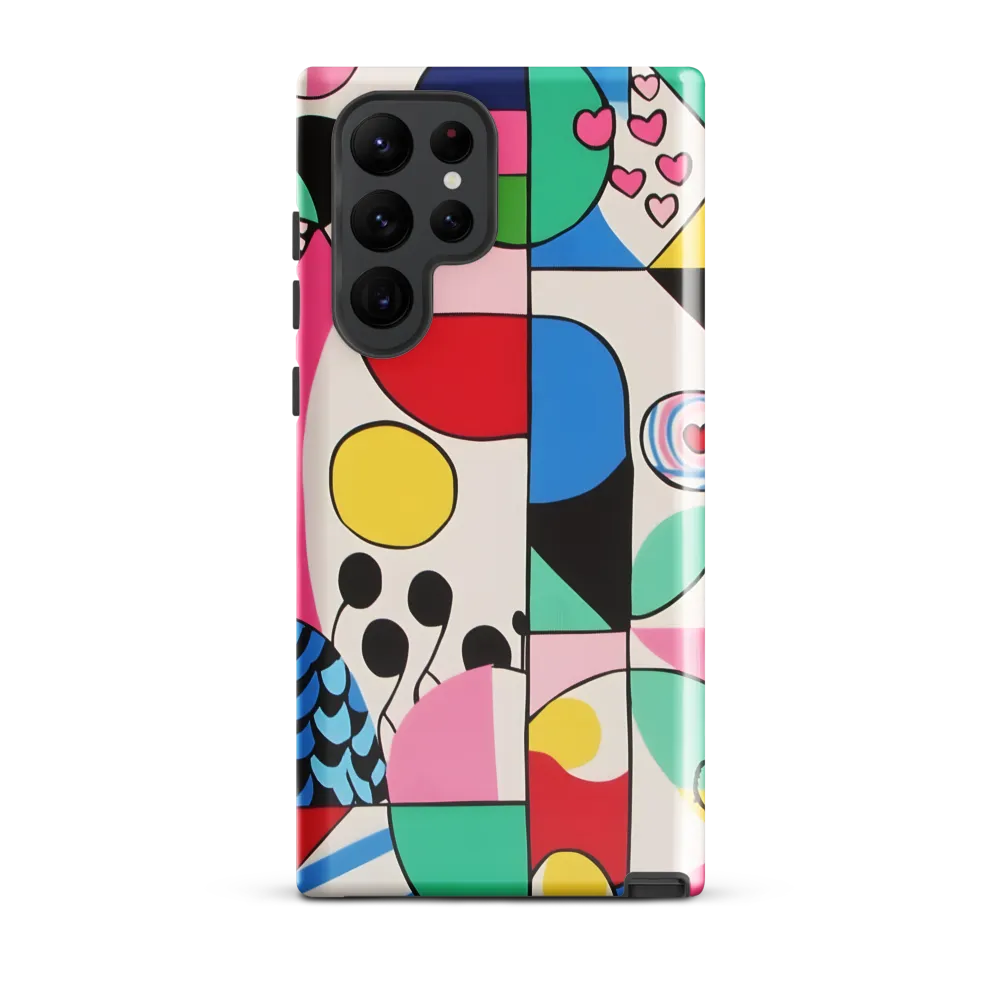Dynamic Interplay of Shapes | Phone Case |  S22 Ultra | Tough Case | Glossy