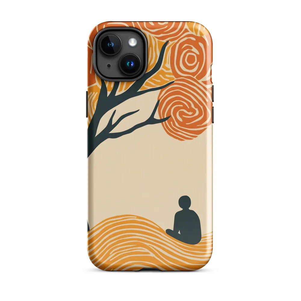 Silent Reflections under Swirling Leaves