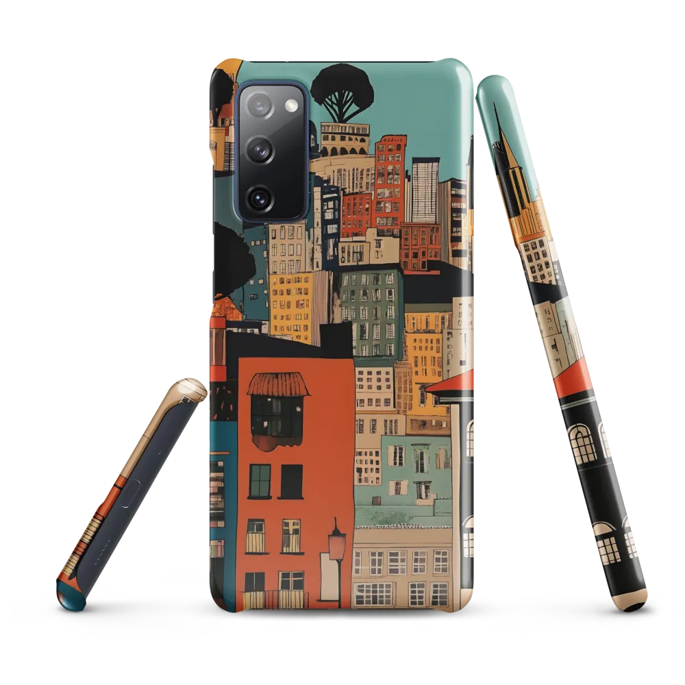 Urban Fusion: A Colorful Cityscape