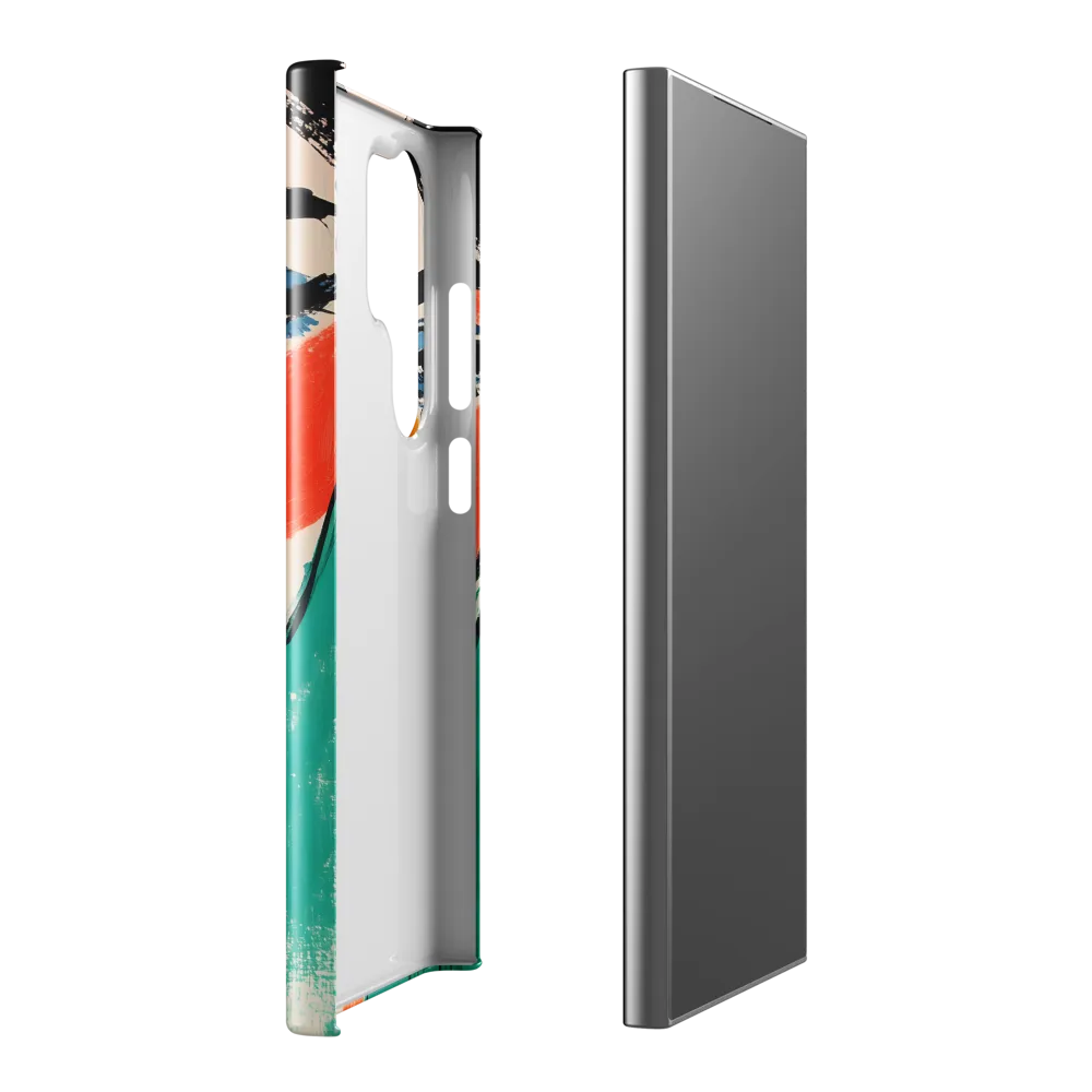 Vivid Portrait of a Modern Muse | Phone Case |  S24 Ultra | Snap Case | Glossy