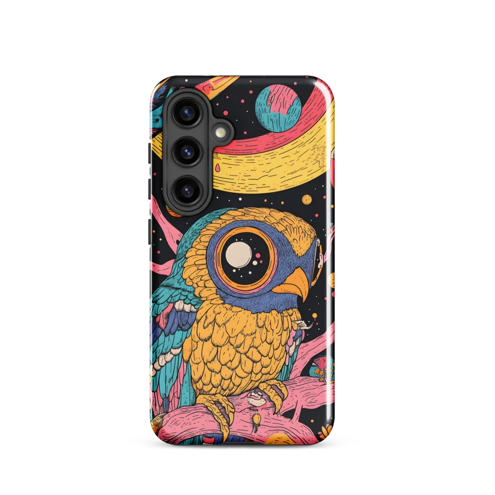 Whimsical Cosmic Owl