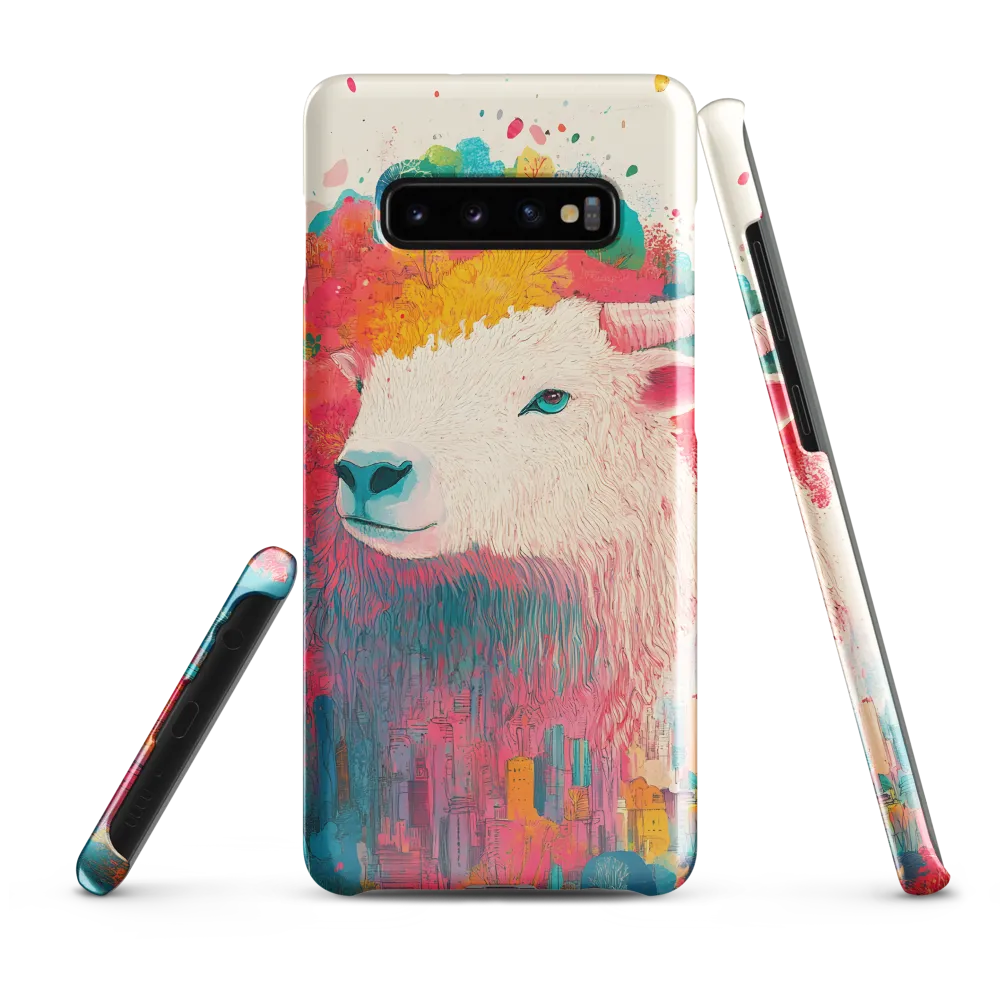 Whimsical Nature: The Goat's Dream | Phone Case |  S10 Plus | Snap Case | Glossy