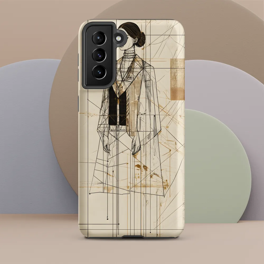 Elegance in Lines | Phone Case |  S21 Plus | Tough Case | Matte