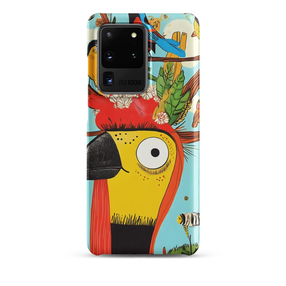 Toucan with Floral Crown