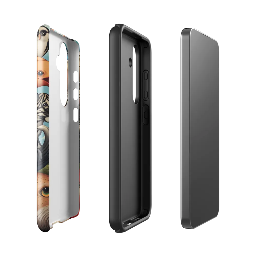 Harmonious Echoes of Wildlife | Phone Case |  S24 | Tough Case | Glossy