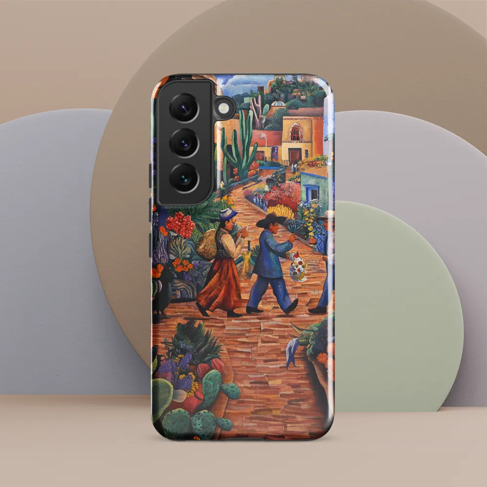 A Mosaic Journey Through Colorful Landscapes