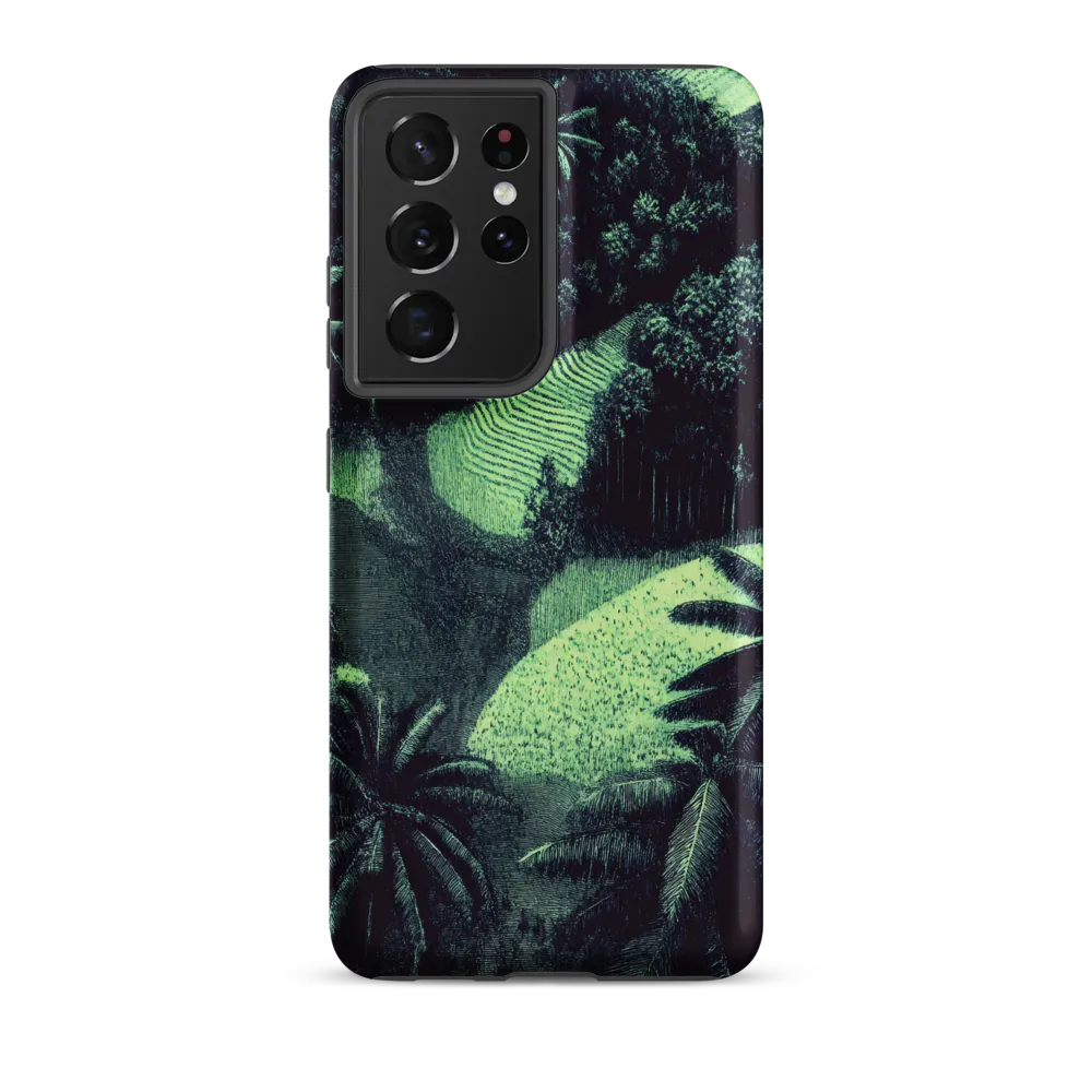 Harmony in Green: A Surreal Landscape