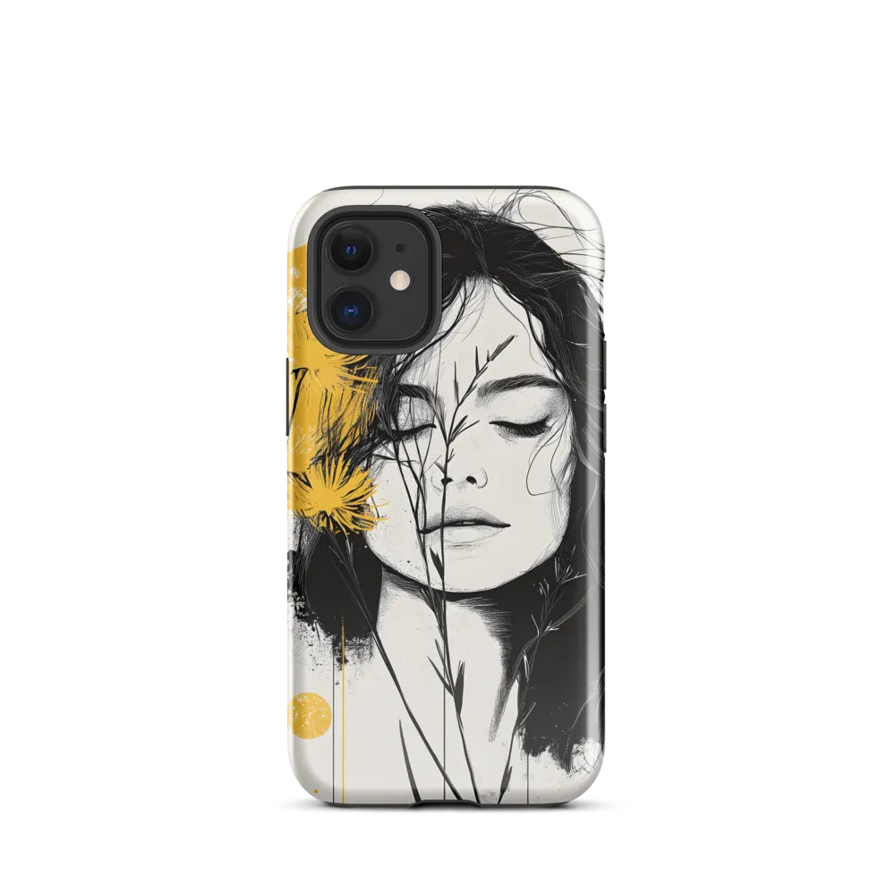 Whispers of Serenity | Phone Case |  12 mini | Tough Case | Glossy
