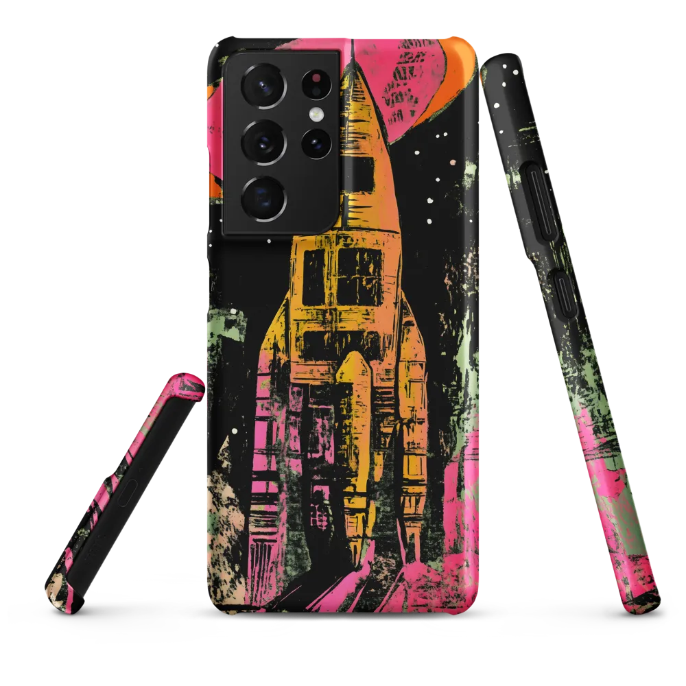 Cosmic Voyage: A Surreal Rocket Adventure