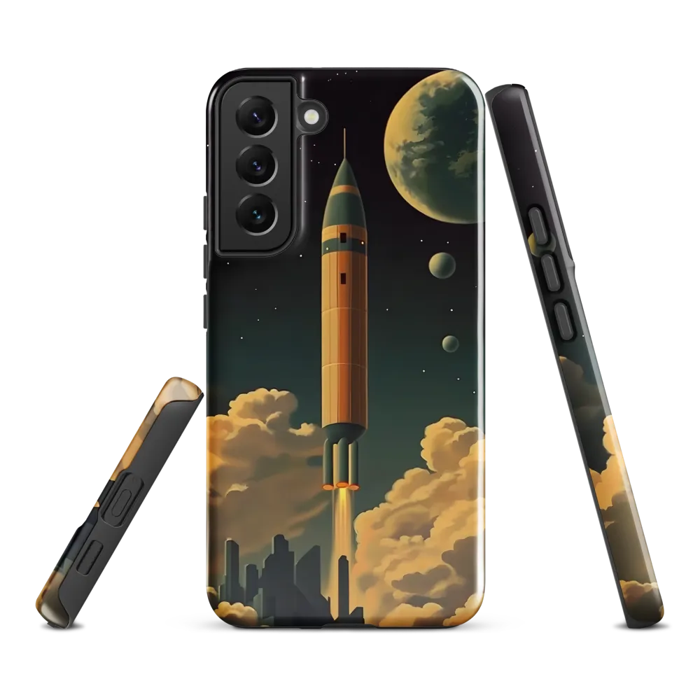 Journey Through the Cosmic Frontier | Phone Case |  S22 Plus | Tough Case | Glossy