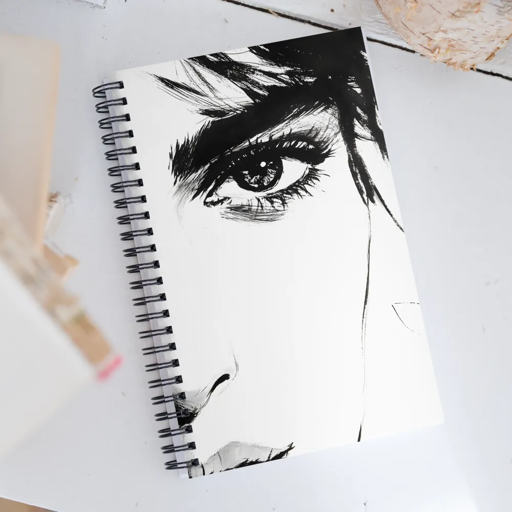 Gaze of Intensity | Spiral Notebook