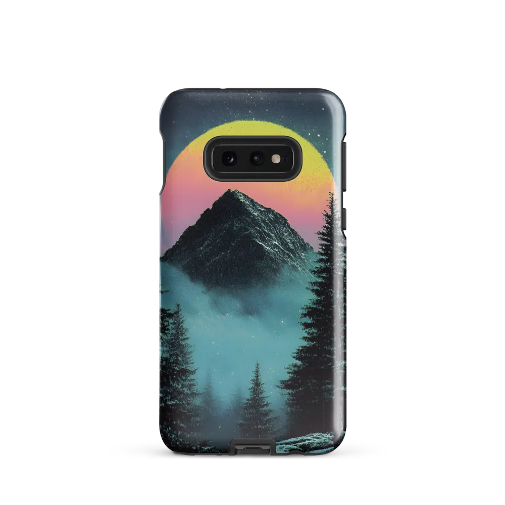 Ethereal Peaks Under Celestial Lights