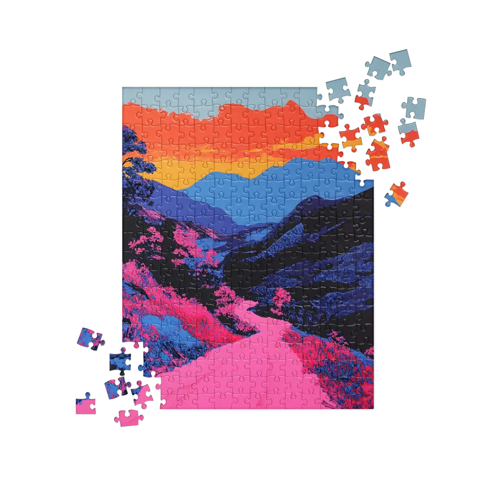 Ethereal Landscape in Vivid Hues | Jigsaw Puzzle | 252/520 pieces