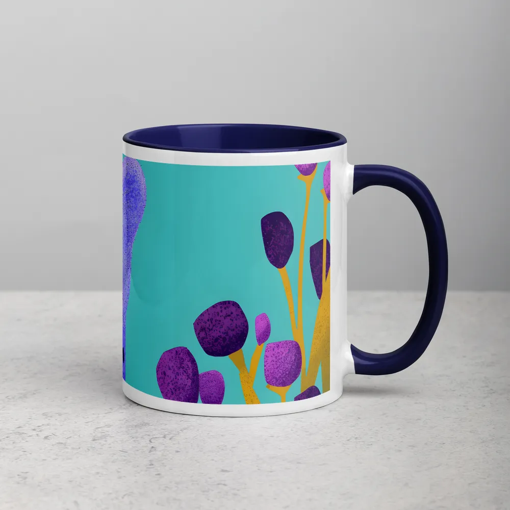 Lavender Cheetah on Turquoise