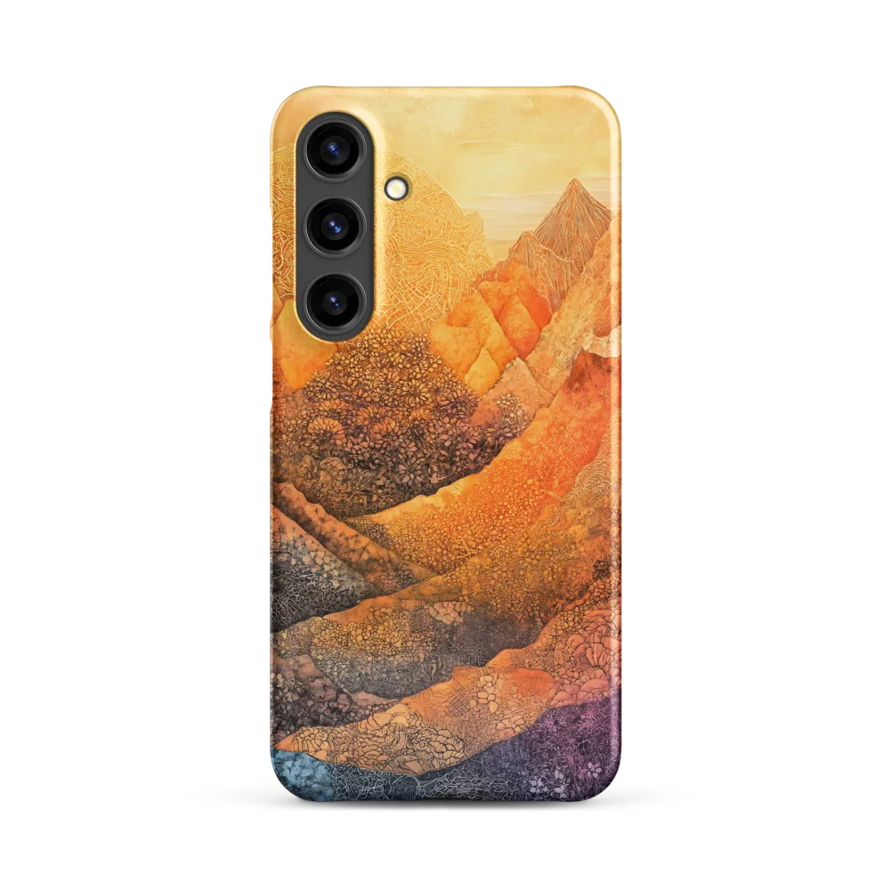 Serene Peaks of Color
