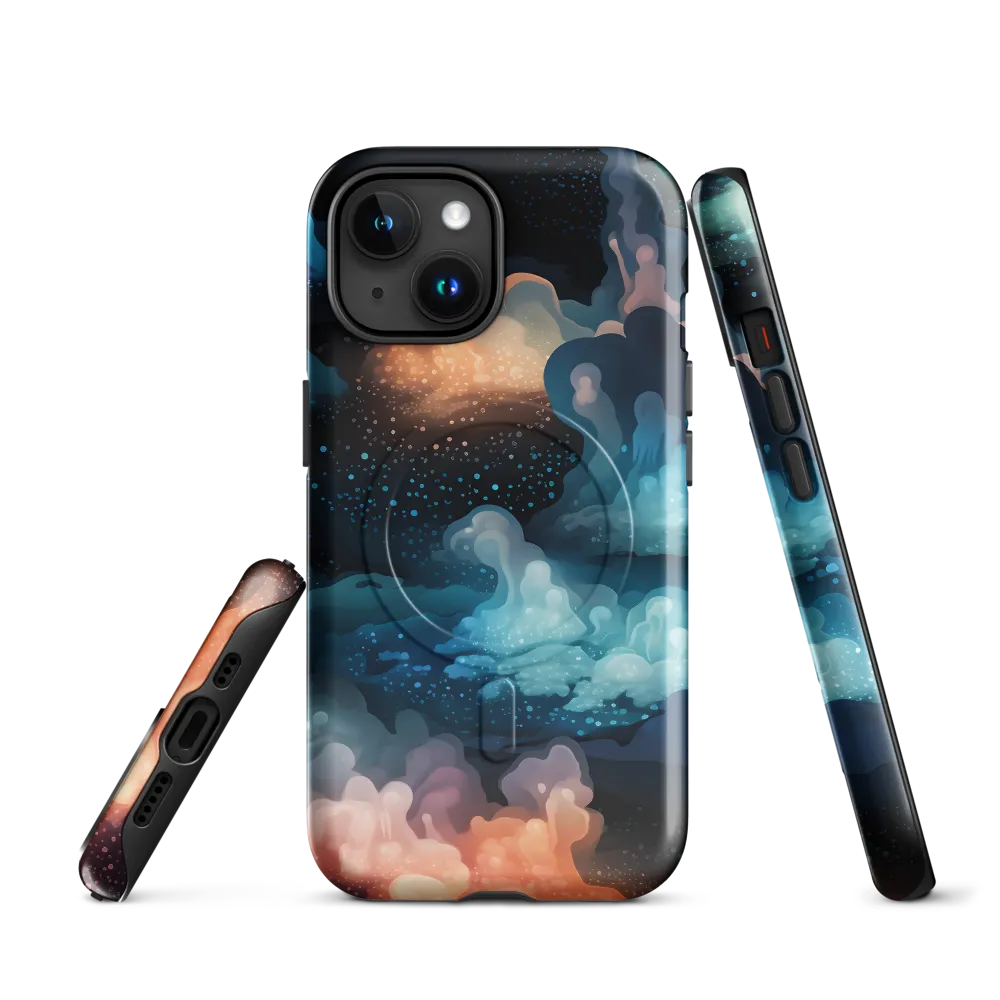 Mystical Cosmic Nebulae | Phone Case |  15 | MagSafe® Tough Case | Glossy