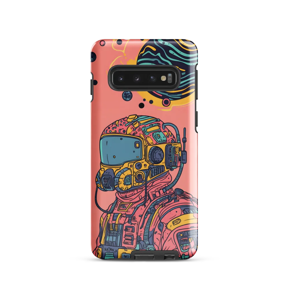 Exploration Beyond: A Digital Astronaut | Phone Case |  S10 | Tough Case | Glossy