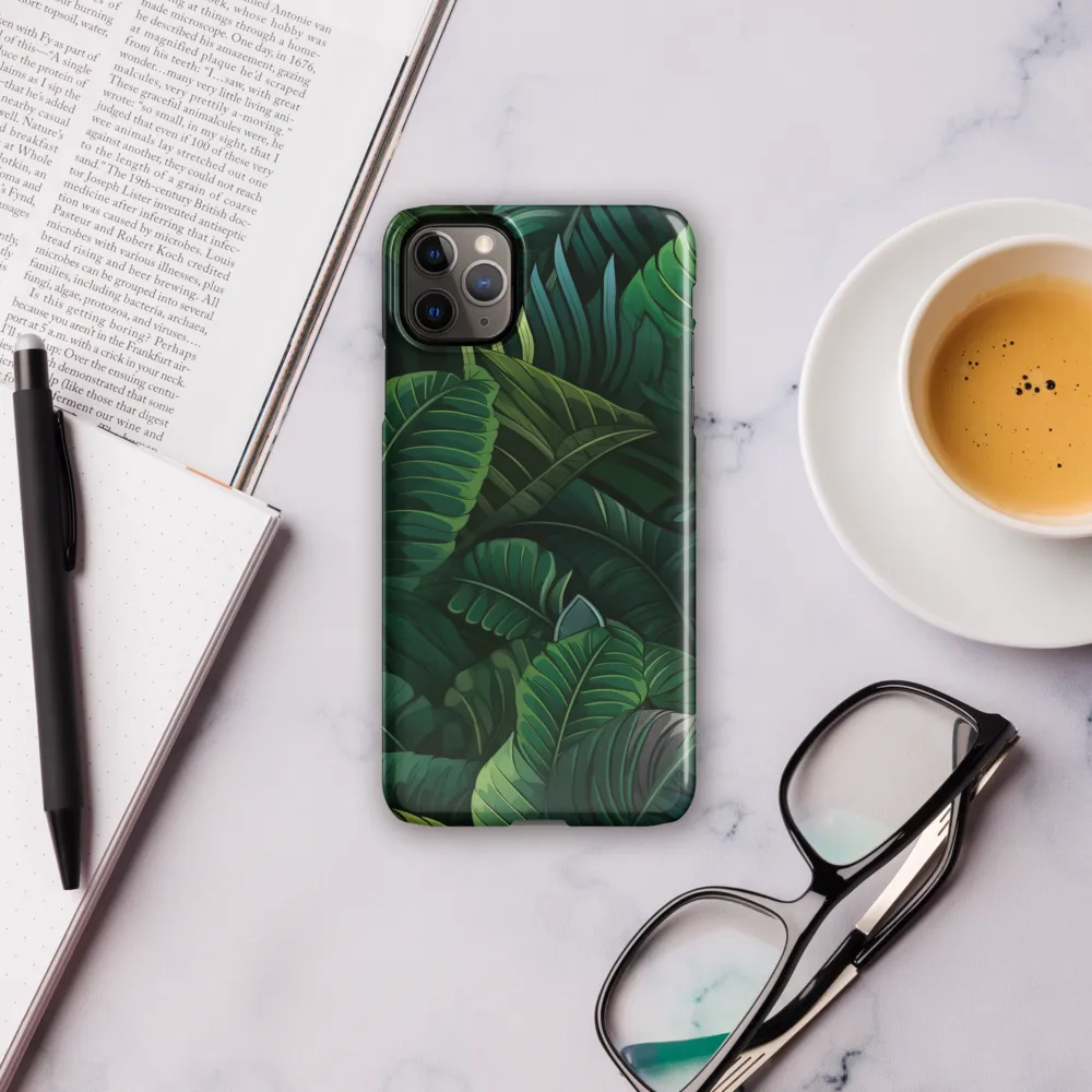 Lush Canopy: A Tropical Foliage Study | Phone Case |  11 Pro Max | Snap Case | Glossy