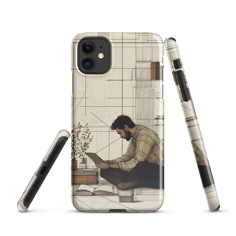 Quiet Reflections in Line | Phone Case |  11 | Snap Case | Glossy