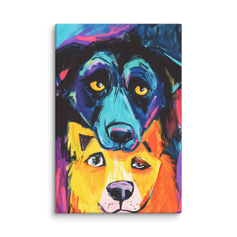 Cyan Sentinel over the Amber Companion