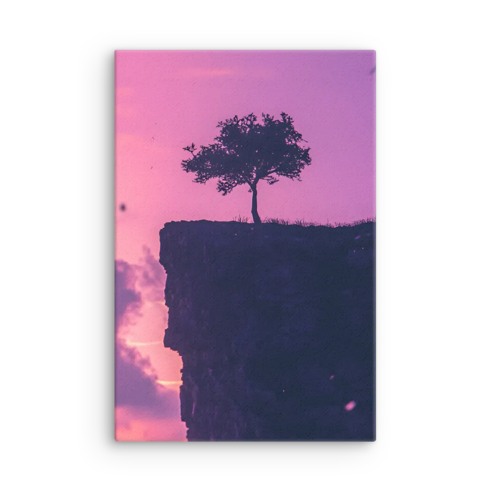 Solitude on the Edge | Thin Canvas | 12″×18″