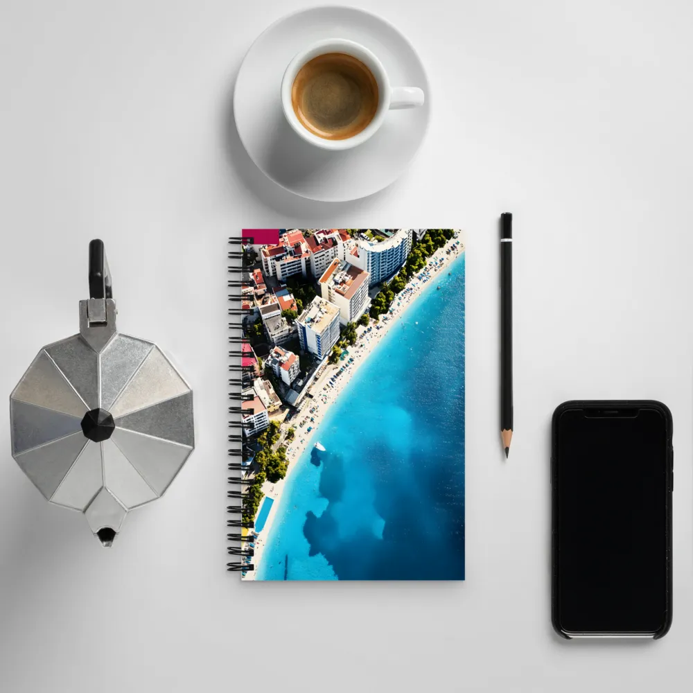 A Coastal Symphony of Urban Serenity | Spiral Notebook