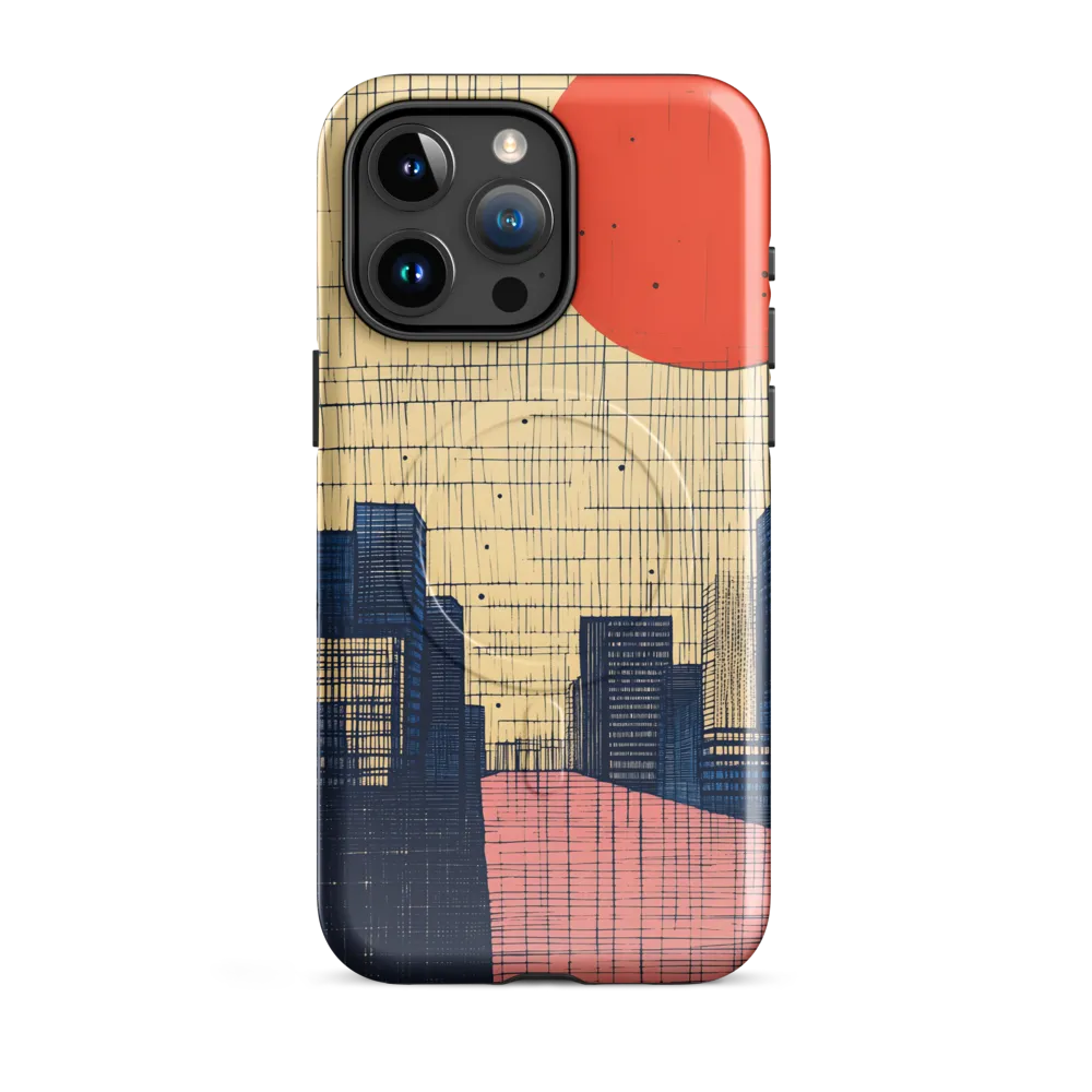 Urban Echoes: A Minimalist Cityscape