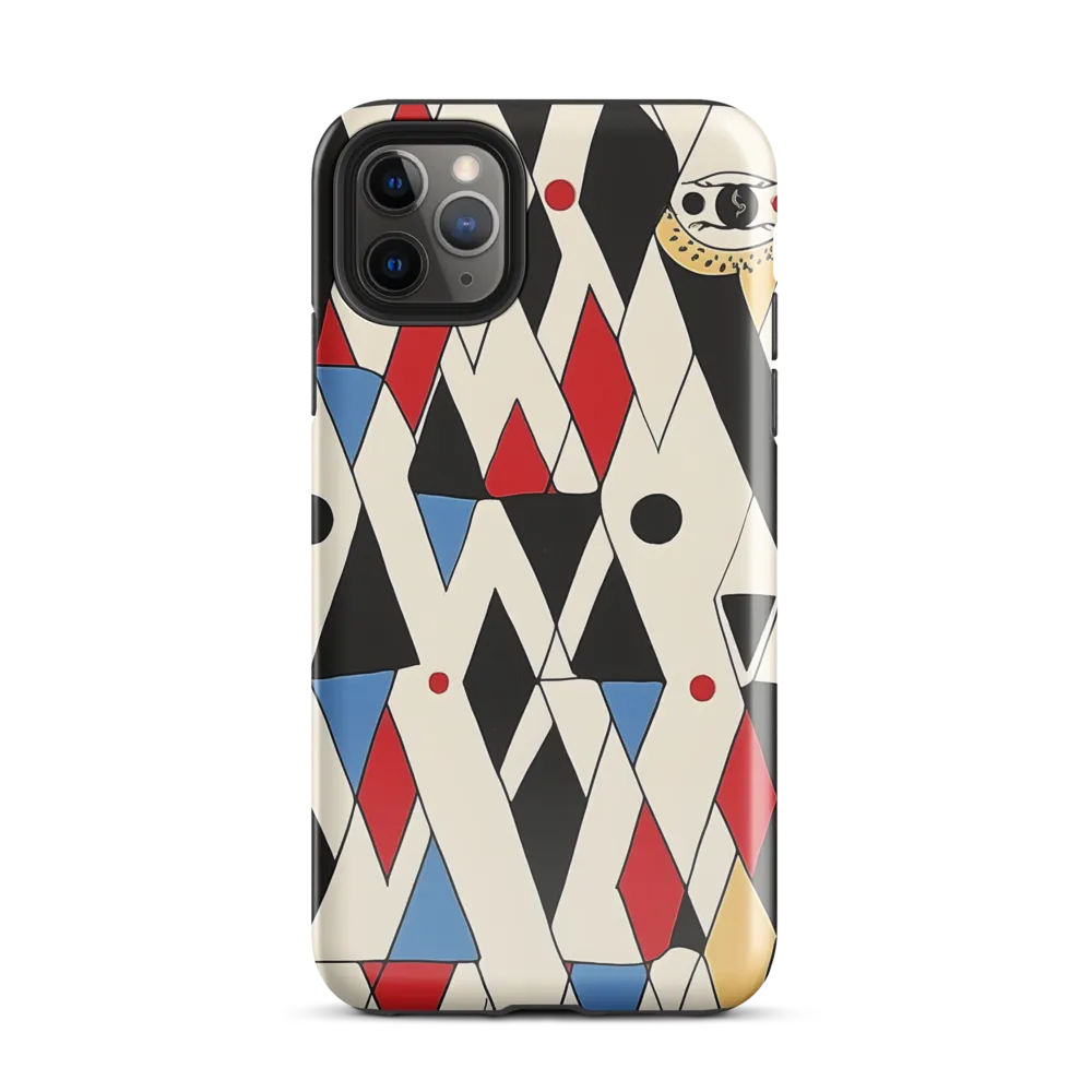 Dynamic Geometric Symphony | Phone Case |  11 Pro Max | Tough Case | Glossy