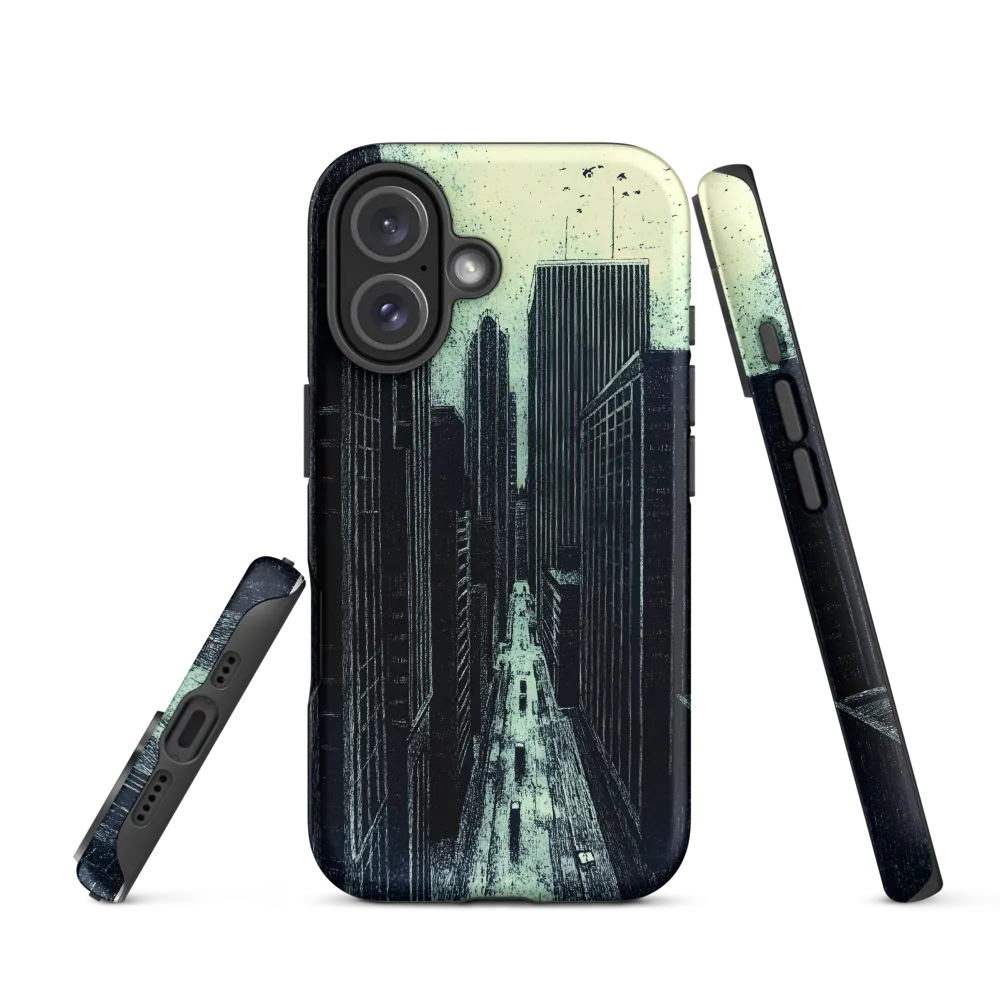 Whispers of Solitude in the Urban Jungle | Phone Case