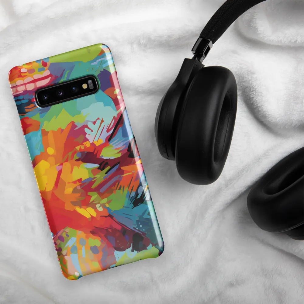 Colorful Lizard: An Abstract Adventure | Phone Case |  S10 Plus | Snap Case | Glossy