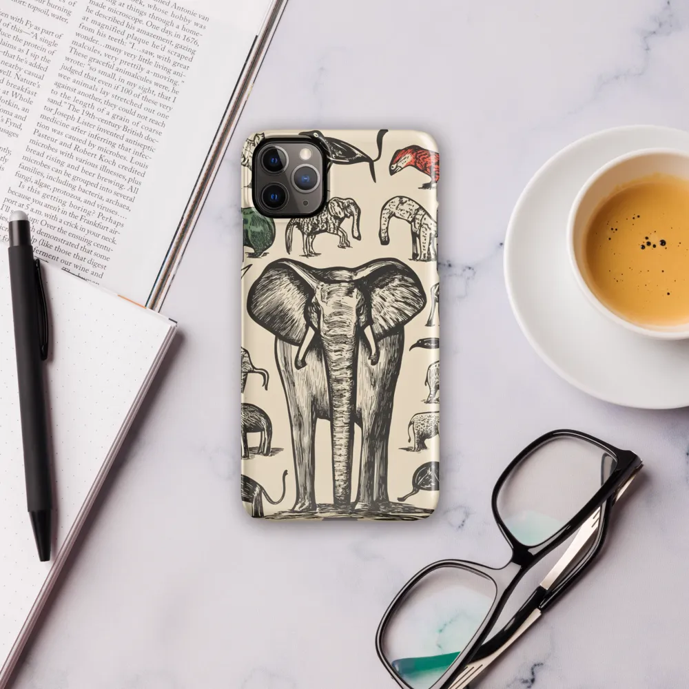 Whimsical Wildlife: A Linocut Journey | Phone Case |  11 Pro Max | Snap Case | Glossy