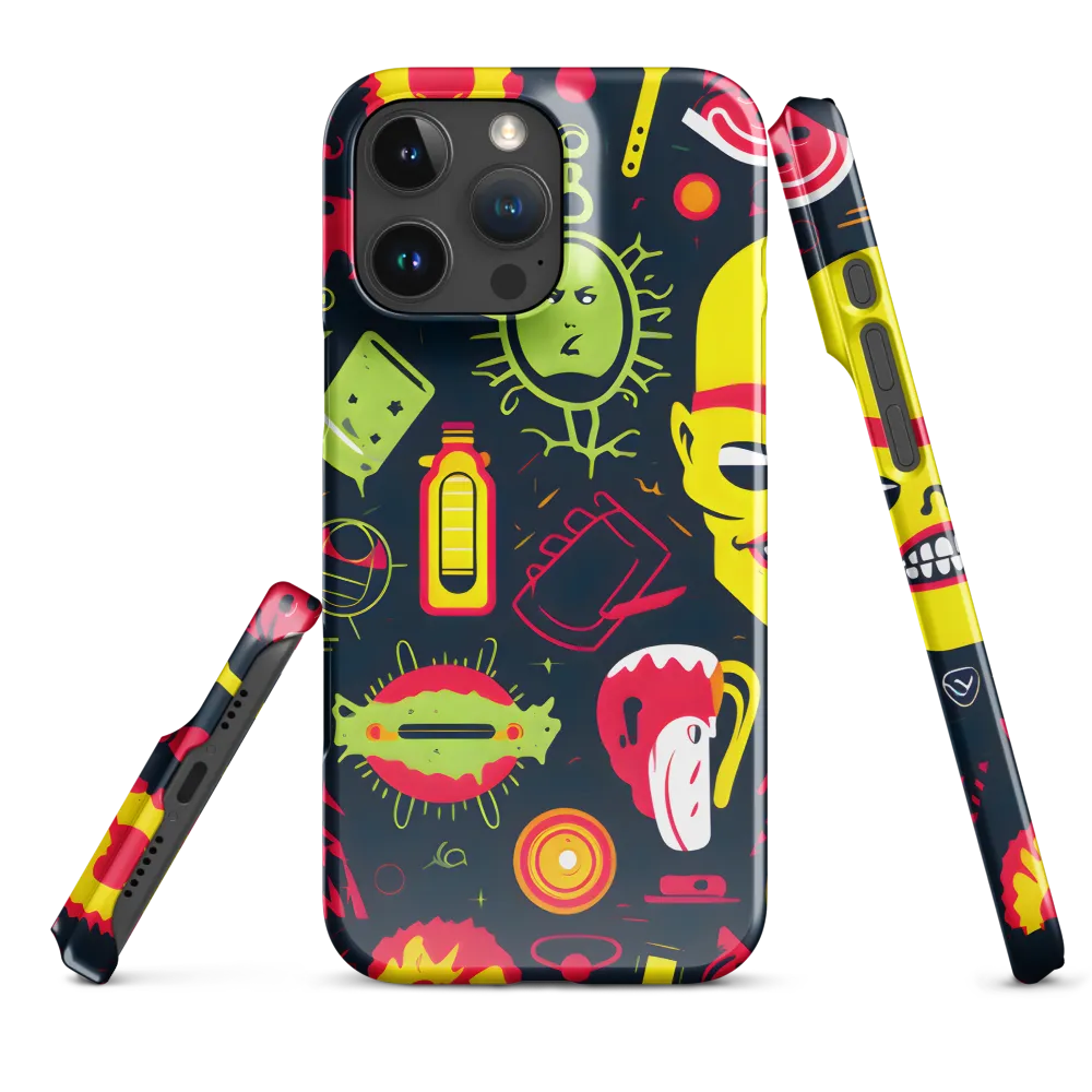 Neon Revelry: A Quirky Exploration of Modern Pop Art