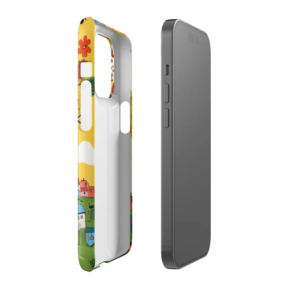 Whimsical Blooms of Life | Phone Case |  14 Pro | Snap Case | Glossy