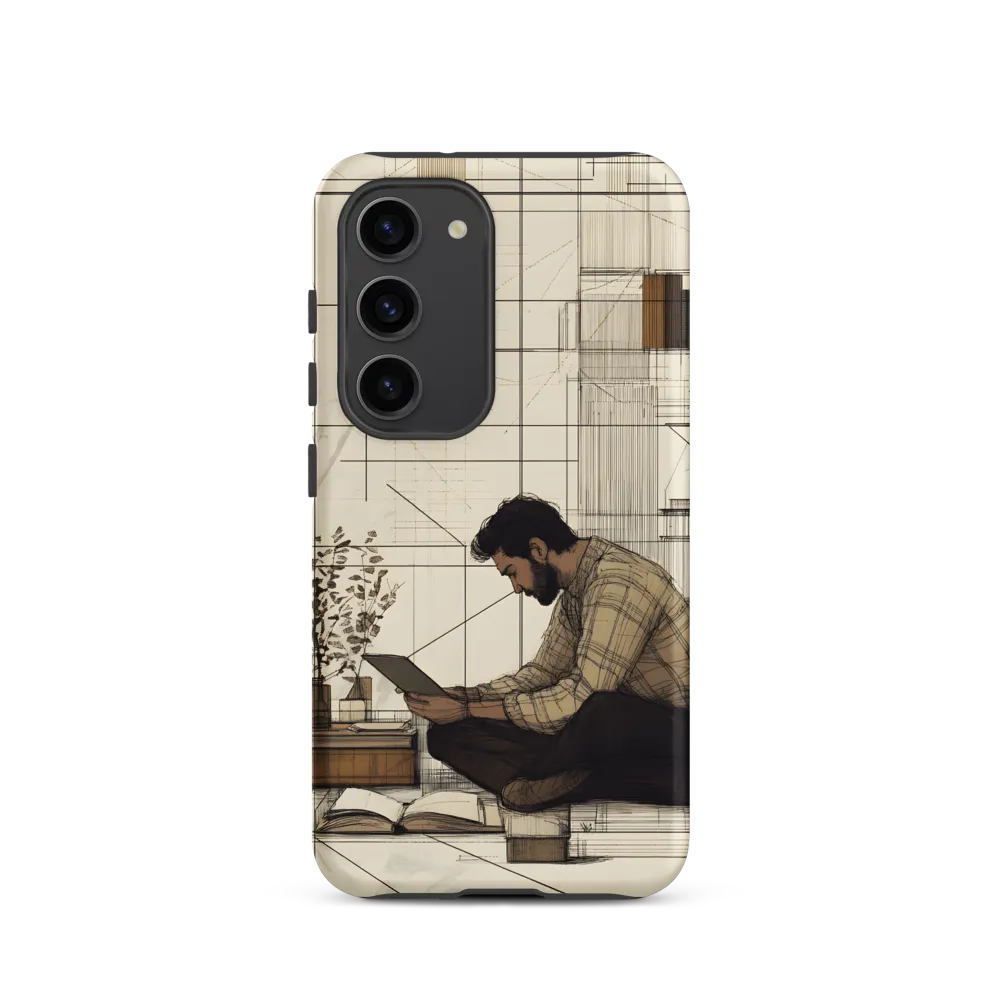 Quiet Reflections in Line | Phone Case |  S23 | Tough Case | Matte