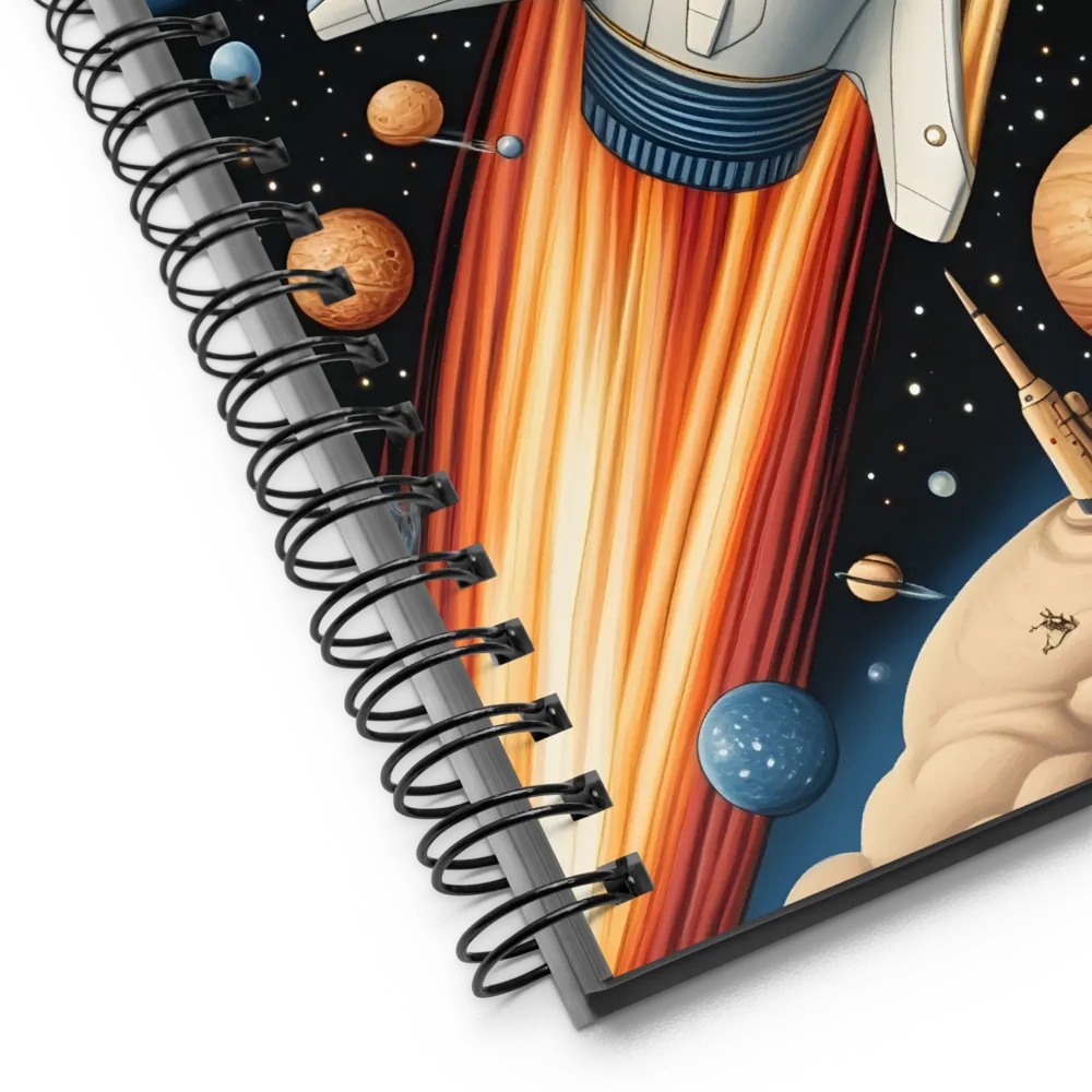 Journey Through the Cosmos | Spiral Notebook