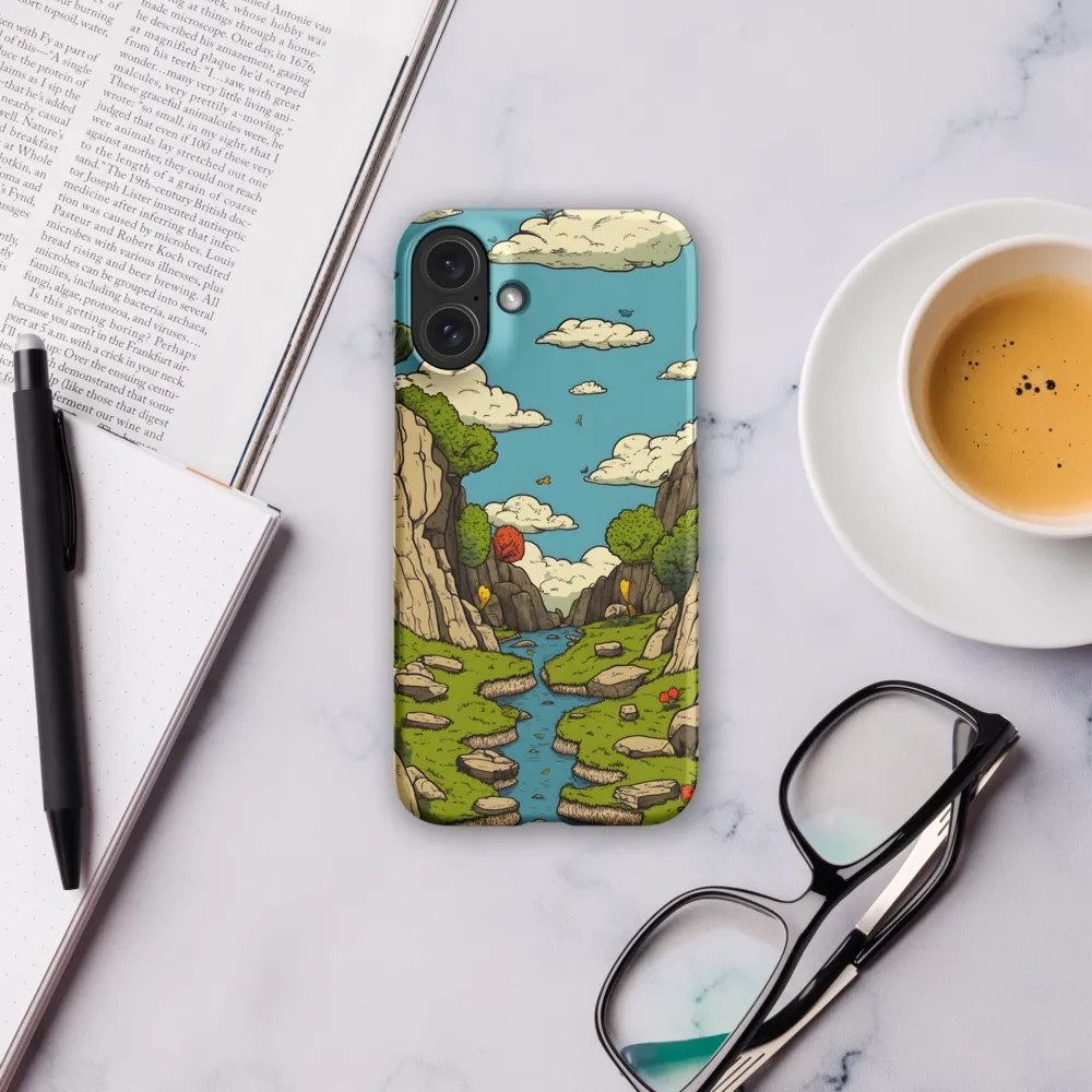 Whimsical Serenity: A Canyon Landscape