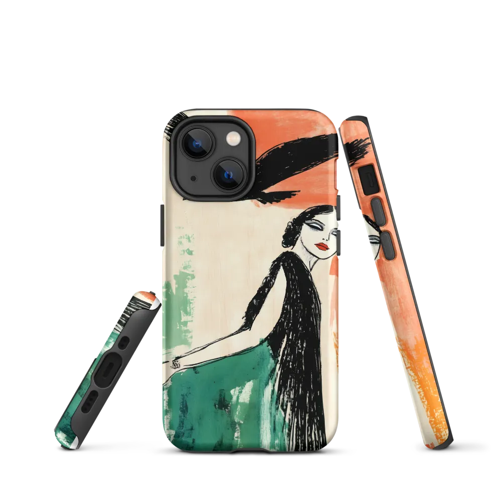 Elegance in Flight | Phone Case |  13 mini | Tough Case | Matte