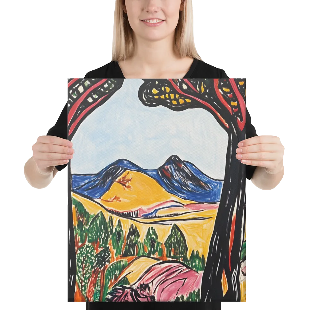 Vibrant Nature's Embrace | Canvas | 16″×20″
