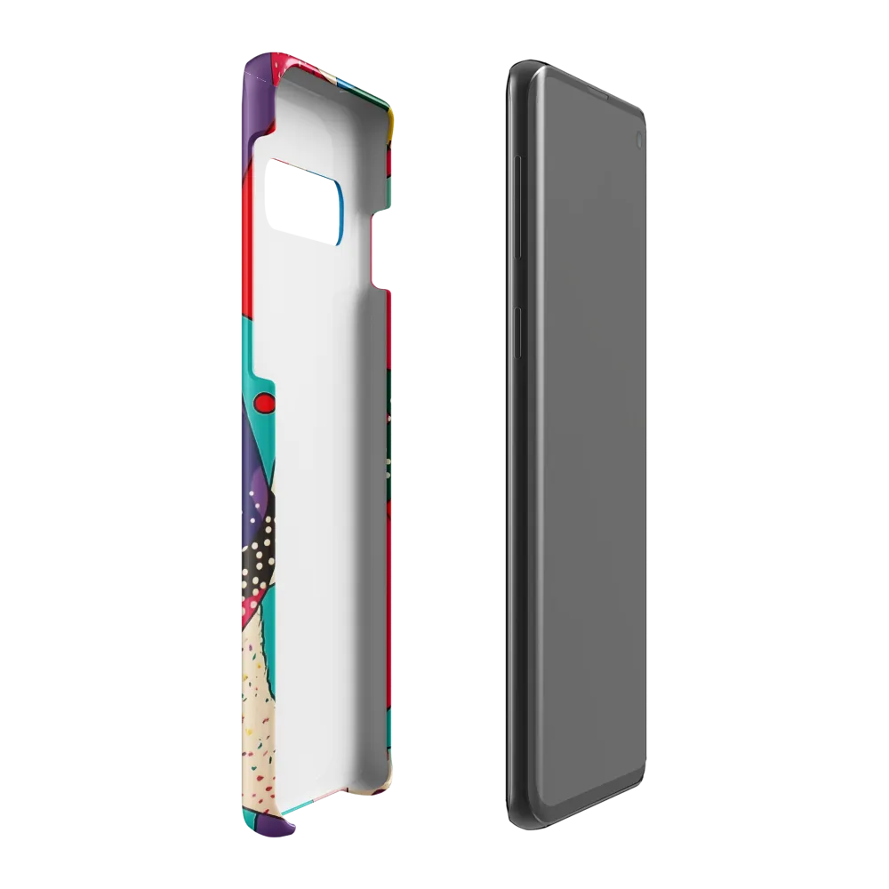 Playful Geometry in Color | Phone Case |  S10 Plus | Snap Case | Glossy