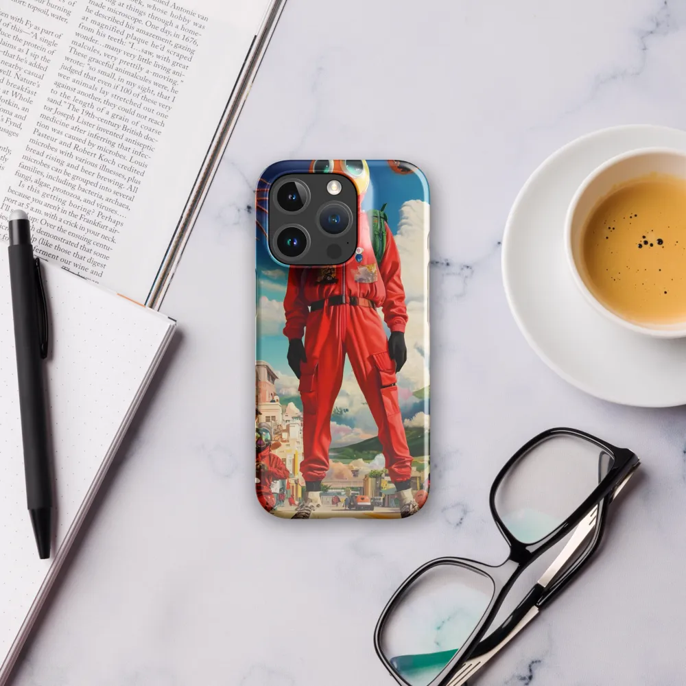 Traveler with Orange Helmet
