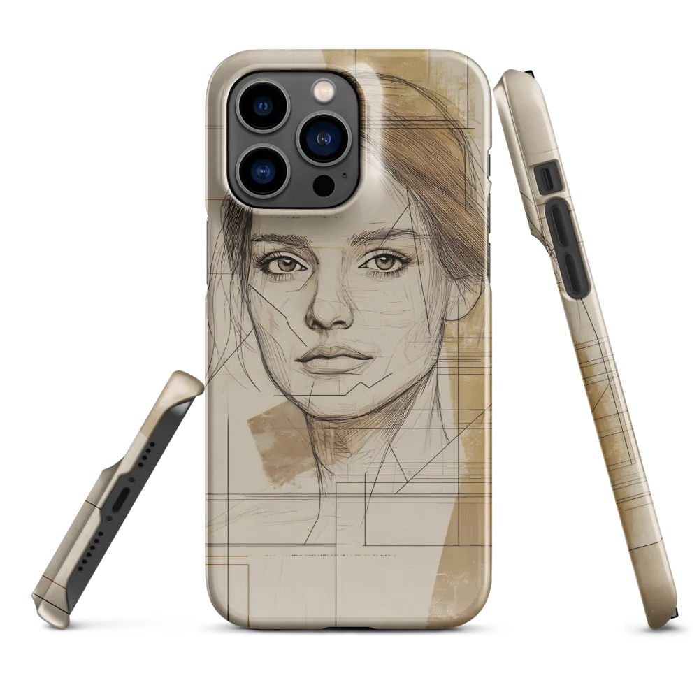 Geometric Elegance: A Modern Portrait