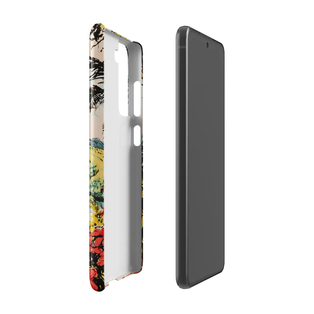 Tropical Serenity | Phone Case |  S21 FE | Snap Case | Glossy