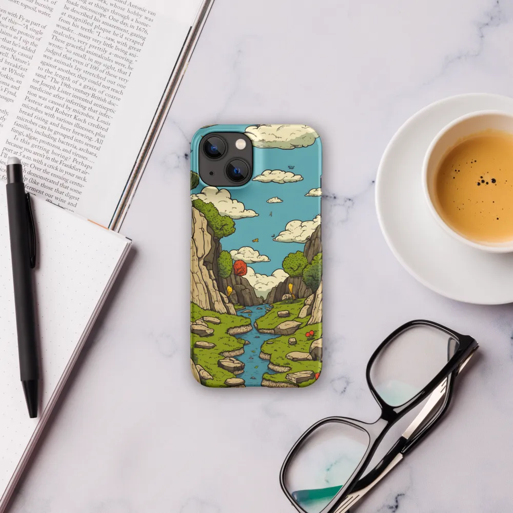Whimsical Serenity: A Canyon Landscape
