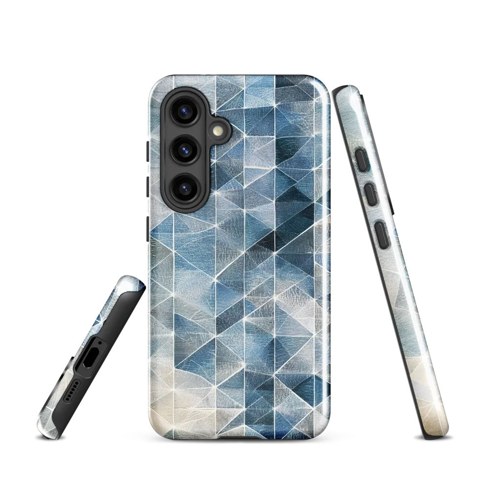 Geometric Harmony in Blue