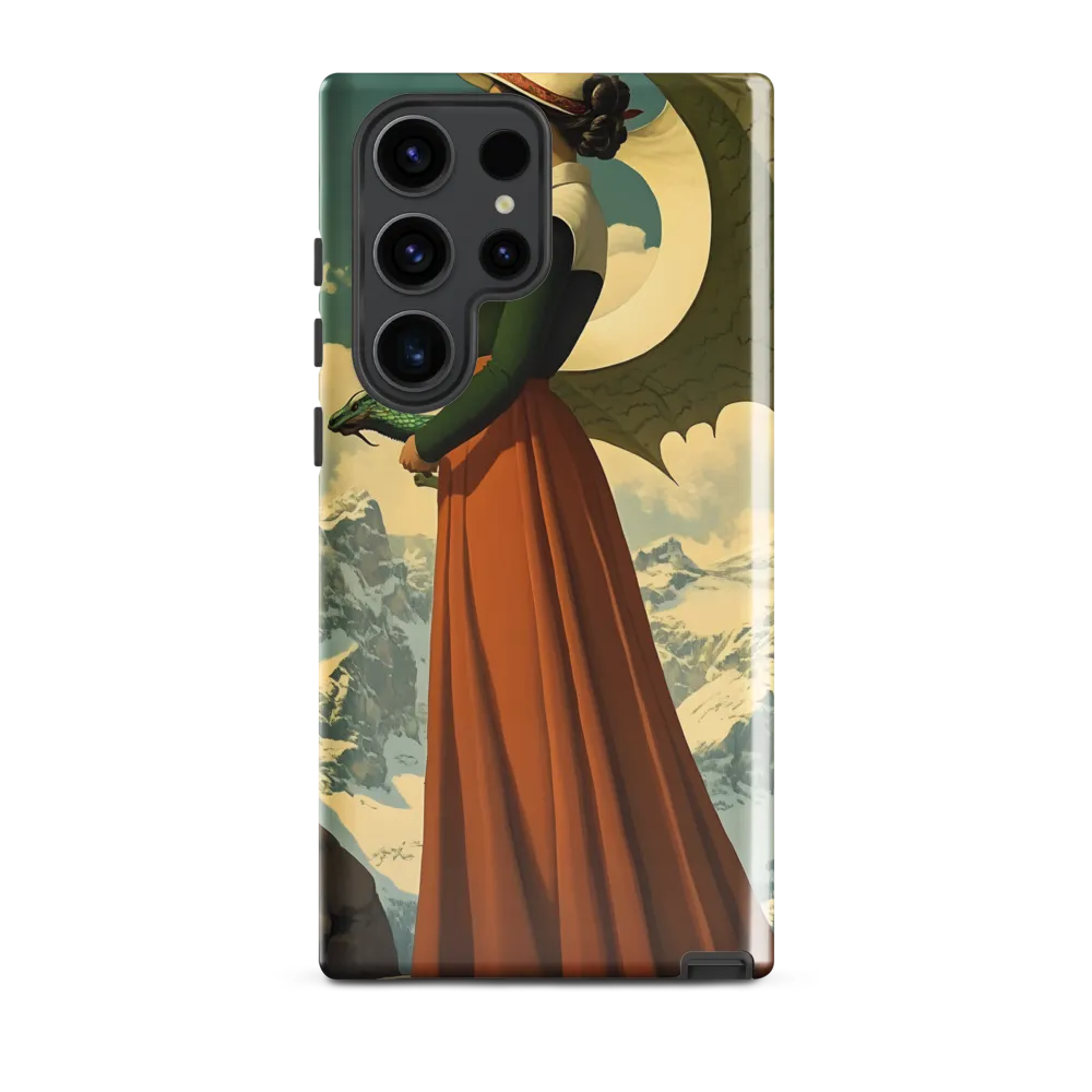 Mystic Harmony: The Dragon Keeper | Phone Case |  S23 Ultra | Tough Case | Glossy